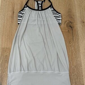 Lululemon No Limits White Tank Top With Built In Bra